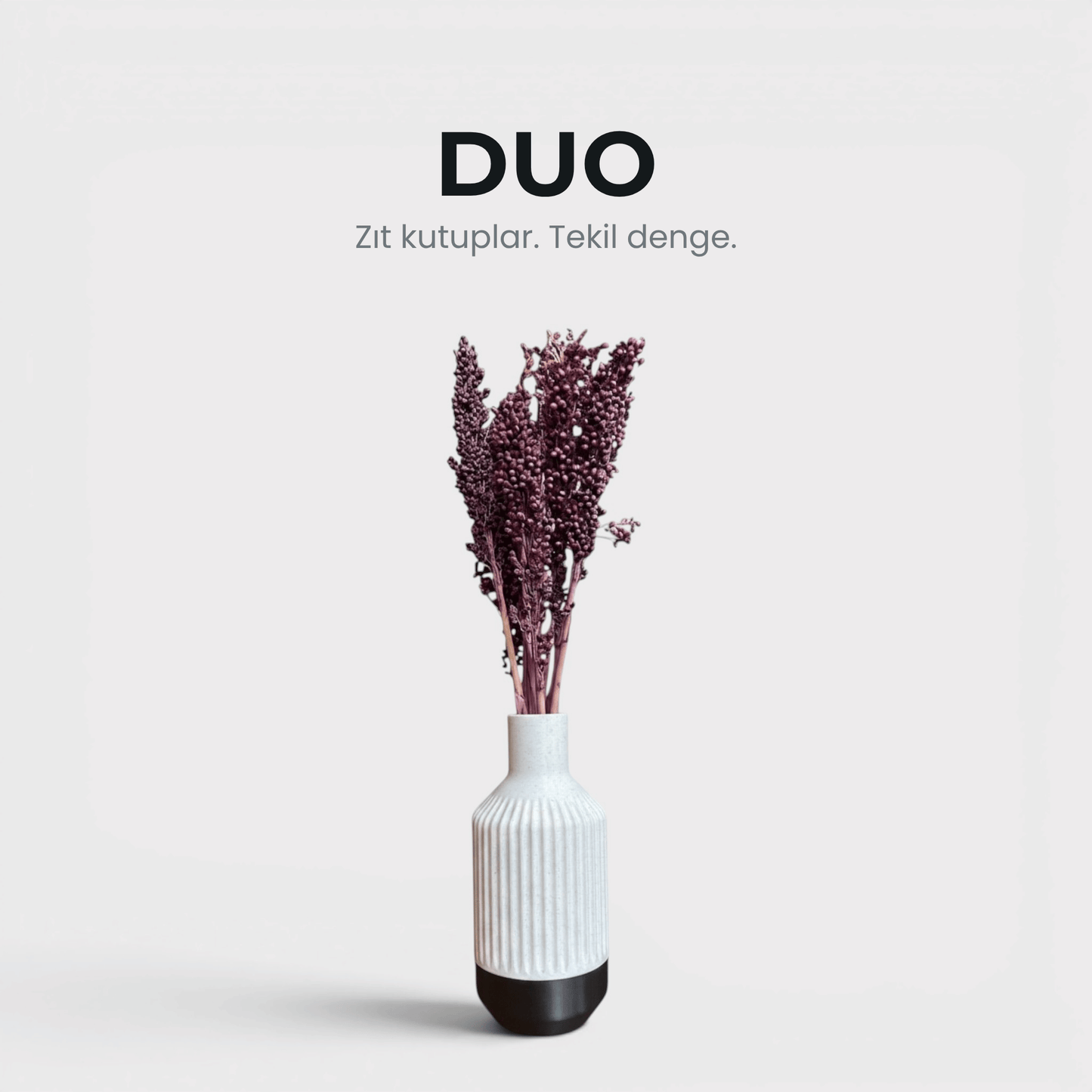 Duo - Vazo & Kuru Çiçek
