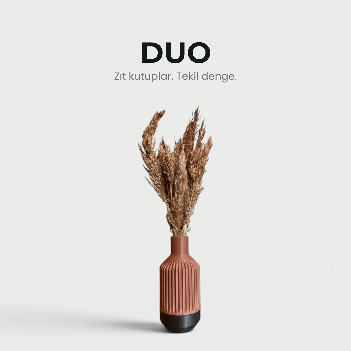Duo - Vazo & Kuru Çiçek