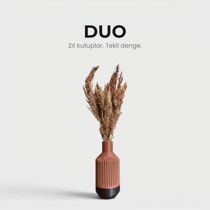 Duo - Vazo & Kuru Çiçek