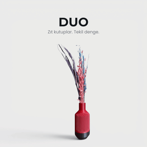 Duo - Vazo & Kuru Çiçek