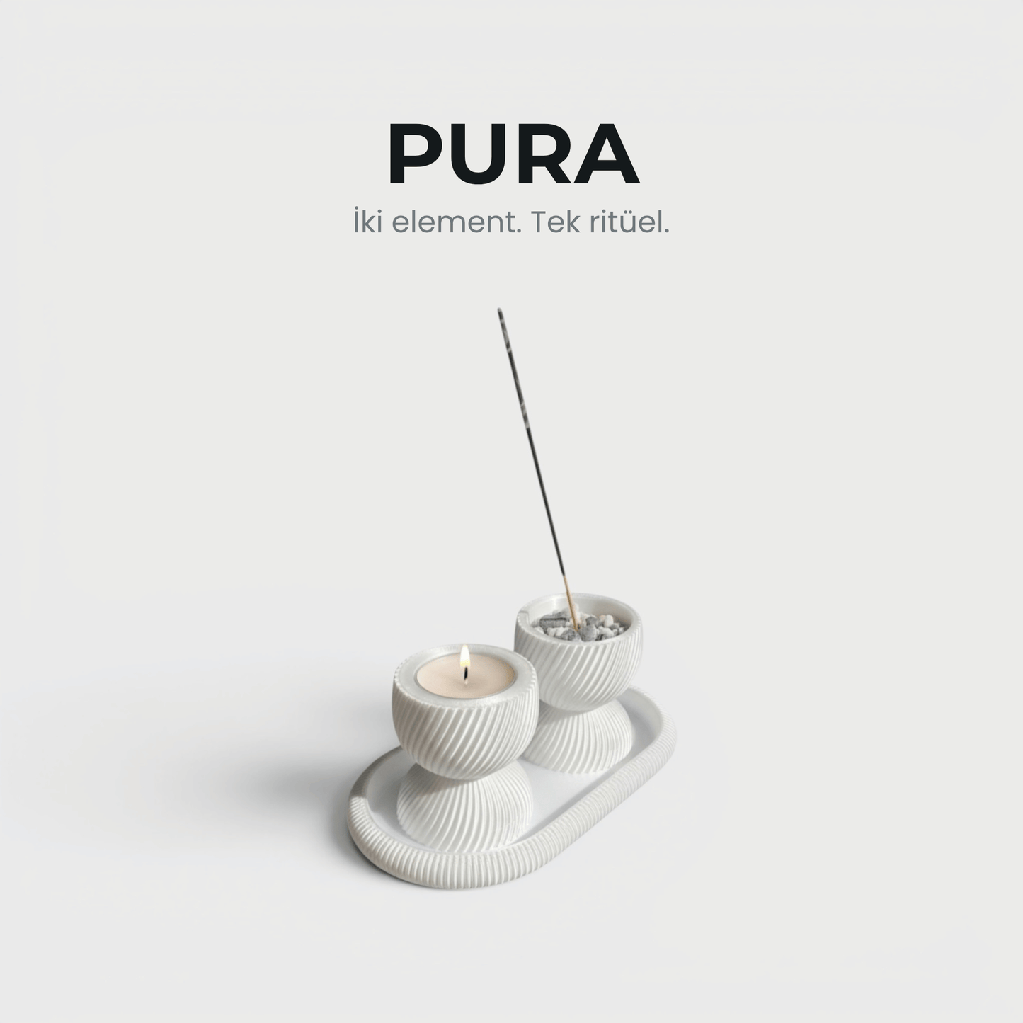 Pura - Dekoratif Mumluk & Tütsülük Seti