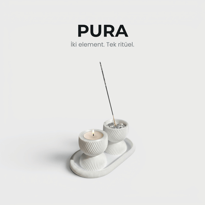 Pura - Dekoratif Mumluk & Tütsülük Seti