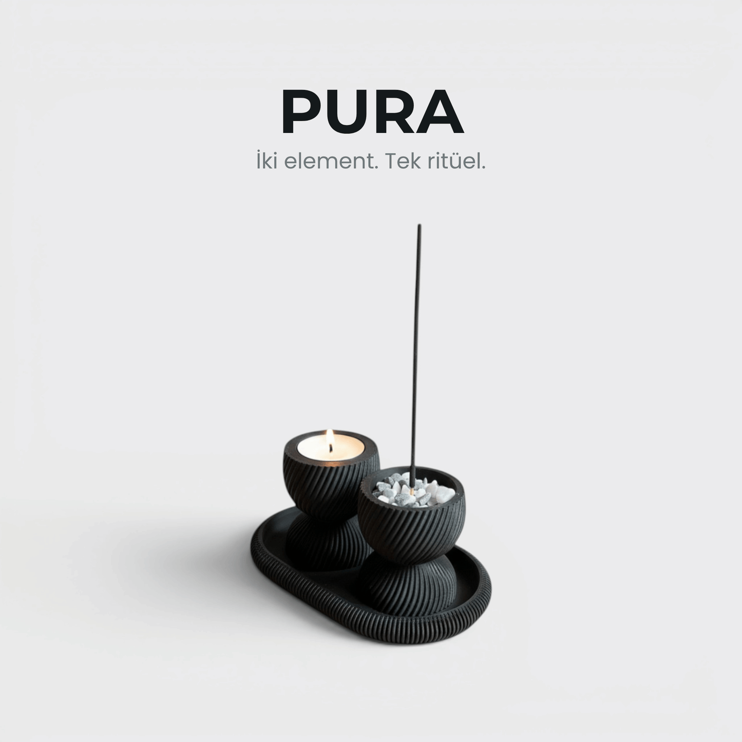Pura - Dekoratif Mumluk & Tütsülük Seti