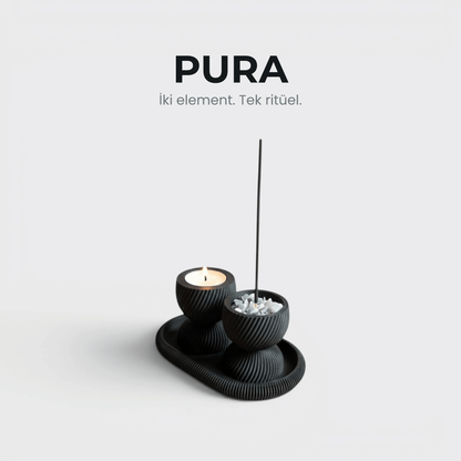 Pura - Dekoratif Mumluk & Tütsülük Seti