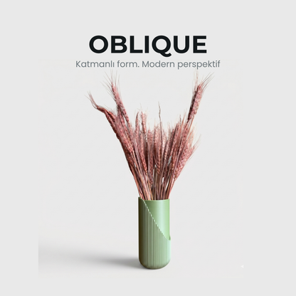 Oblique - Vazo & Kuru Çiçek